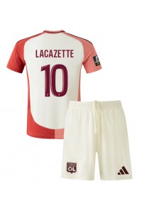 Olympique Lyonnais Alexandre Lacazette #10 Babytruitje 3e tenue Kind 2024-25 Korte Mouw (+ Korte broeken)